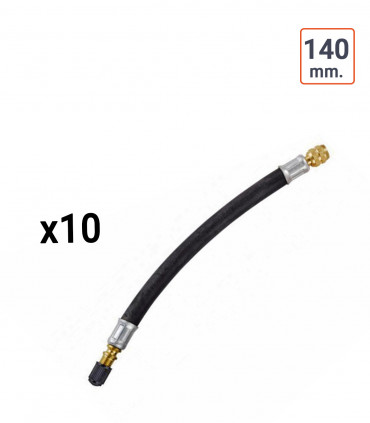 Rallonge de valve souples 140mm type Michelin 1145 - par 10 ex.