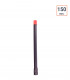 Rallonge de valve plastique droite NOIR 150 mm