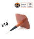 Chevilles réparation 10mm + gomme de liaison JET
