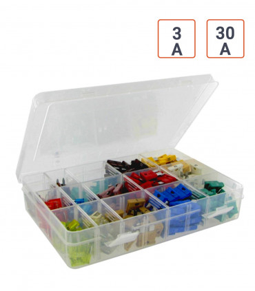 Coffret de 310 fusibles voiture STANDARD et MINI