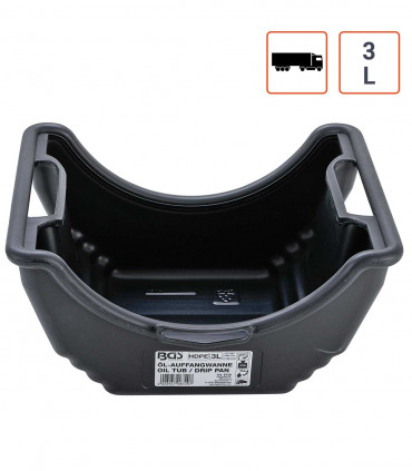 Bac de récupération d'essieu 3 litres
