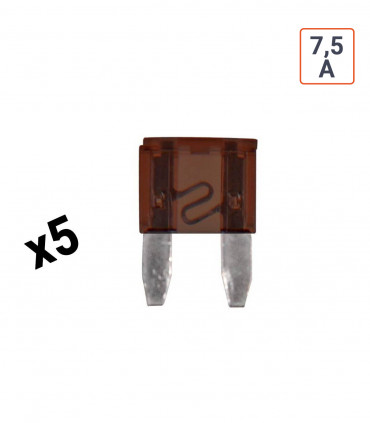Fusible voiture Mini 7,5A - vendu par 5 ex.