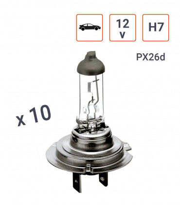 Ampoule H7 12V 55W Culot PX26d - Boite de 10 ex.