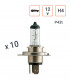 Ampoule H4 12V 60W Culot P43t - Boite de 10 ex.