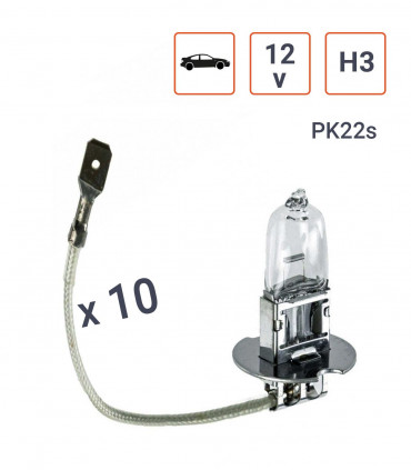 Ampoule H3 12V-55W Culot PK22s - Boite de 10 ex.