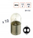 Ampoule R5W 12V Tube Culot BA15D - Boite de 10 ex.