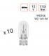 Ampoule Wedge T10 12V 5W Culot W2.1X9.5D - Boite de 10 ex.