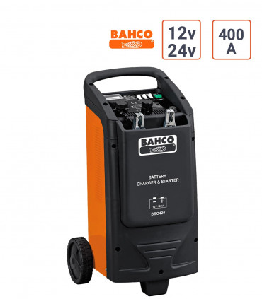Chargeur démarreur sur roues 400A - 12V et 24V - Bahco