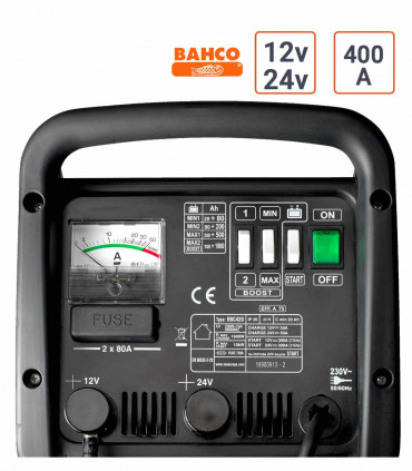 Chargeur démarreur 400A - 12V et 24V - Bahco