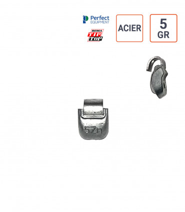 Masses ACIER de 5 gr.  boite de 100 ex.