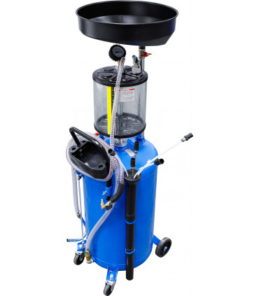 Vidangeur à aspiration avec récepteur 80 litres