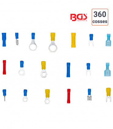 Coffret de 360 cosses automobiles