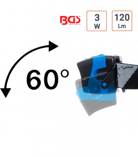 Lampe frontale COB LED 120 Lm