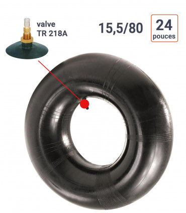 Chambre à Air 15,5/80-24 valve TR218A