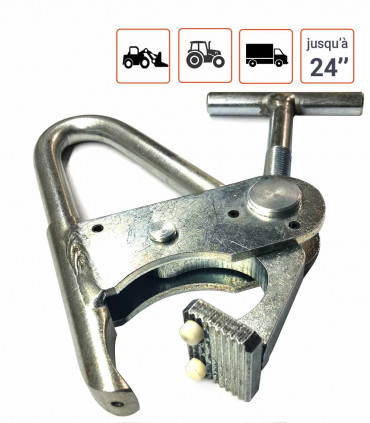 Pince étau pour talon pneus