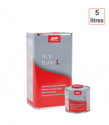 Durcisseur 2K Acryl Harter pour vernis acrylique - 5 Litres