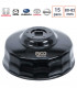Cloche à filtre à huile 15 pans 80 - 82 mm pour Honda, Mazda, Nissan, Subaru, Toyota