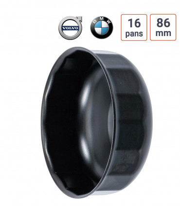 Cloche à filtre à huile 16 pans pour BMW, Volvo