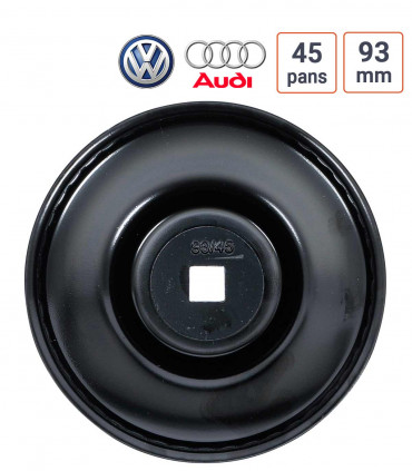 Cloche à filtre à huile 45 pans pour pour Audi TDI, VW