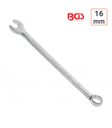 Clé mixte 16 mm extra longue haute qualité