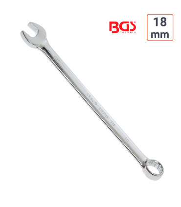 Clé mixte 18 mm extra longue haute qualité