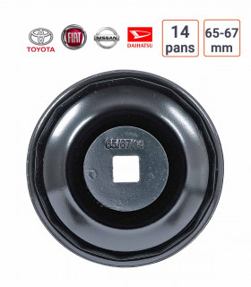 Cloche à filtre à huile 14 pans pour Daihatsu, Fiat, Nissan, Toyota