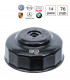 cloche à filtre 14 pans 76 mm VW, Mercedes, Porsche, BMW, Audi, Opel