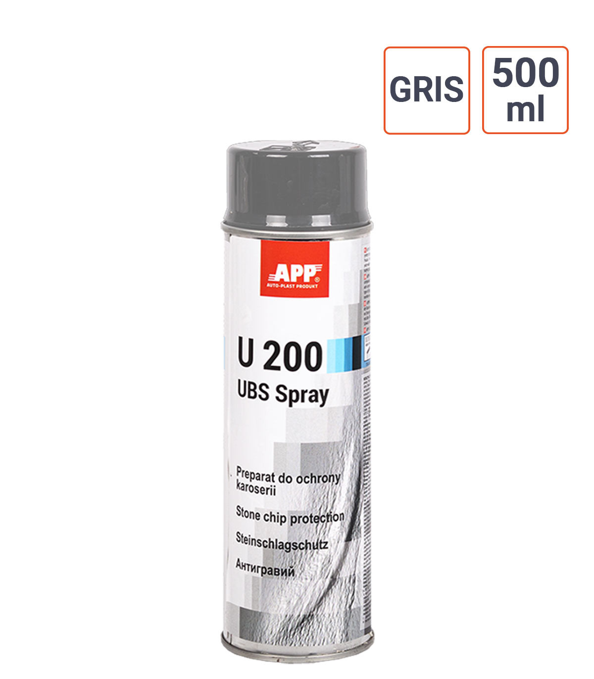 Aérosol Anti-Gravillons U200 - GRIS - 500 ml