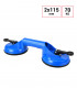 Double Ventouse pour Pare-brise  2 x 115 mm pour 70 kg.
