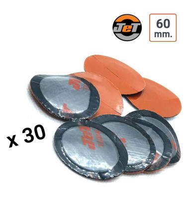 Pièces de réparation chambre à air  JET en 60 mm par 30 ex.