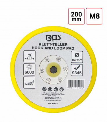Plateau universel autoagrippant 150mm