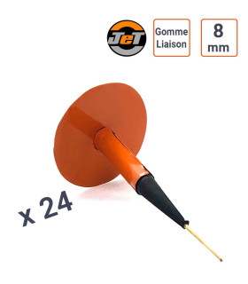Chevilles réparation 8mm + gomme de liaison JET