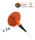 Chevilles Champignon réparation 6mm + gomme de liaison JET