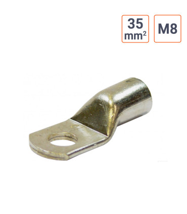 Cosse à souder - sertir 35 mm type M8 sachet de 25 pièces