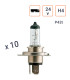 Ampoule H4 24V 75-70W Culot P43t - Boite de 10 ex.