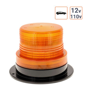 Feux à éclats Type 538 Class III 12V ou 110V fixation à plat.