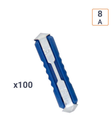 fusible Steatite 8A - boite de 100 fusibles