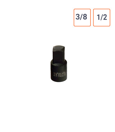 adaptateur réducteur douille à chocs 3/8 F vers 1/2 M