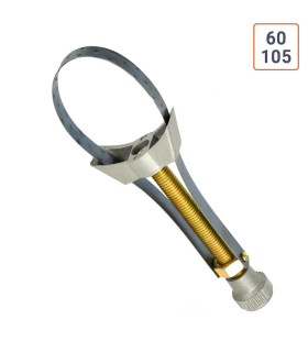 Clé à filtre à sangle acier à ressort