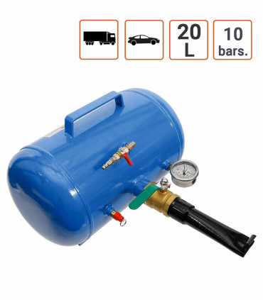 Canon à air 20 Litres pour pneus VL et PL