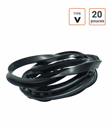 Joint angulaire type V 20 pouces