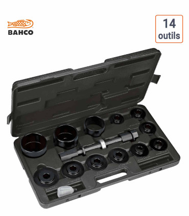 Coffret pour pose et extraction des roulements de roues BAHCO