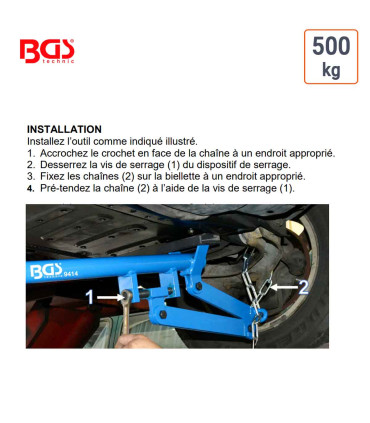 schema Bras de levier pour biellette de suspension