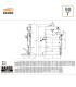 schema Presse Hydraulique d'atelier 50 T Bahco BH750