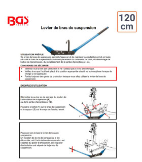 schema Bras de levier pour biellette de suspension