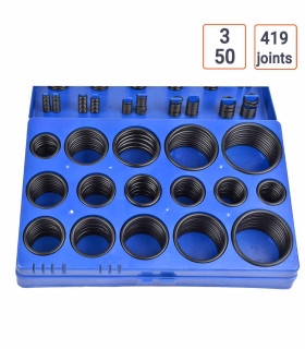 419 joints toriques 3 à 50 mm