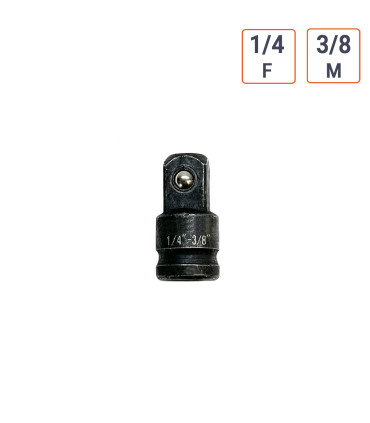 adaptateur réducteur douille à chocs 1/4 F vers 3/8 M